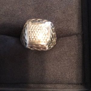 John hardy classic chain diamond ring